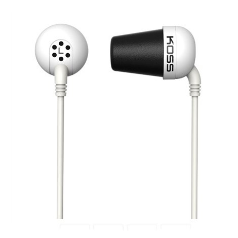 Koss | Plug | Wired | In-ear | Noise canceling | White